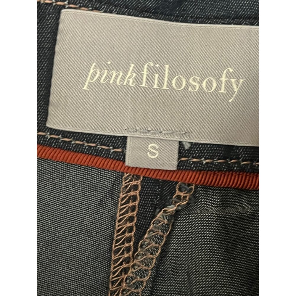 PINKFILOSOFY Wide Leg Belted Tencel Jeans Size Small - Picture 7 of 8
